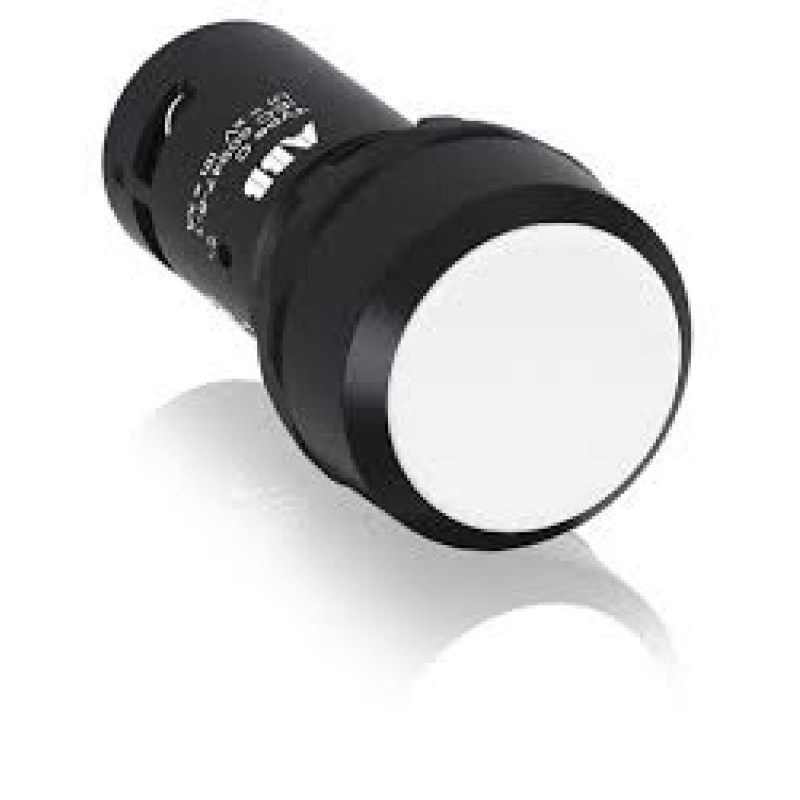 Abb CP1-10W-10 ,Montaj 22mm,Kontak-1A,Beyaz Yaylı,M22 Buton