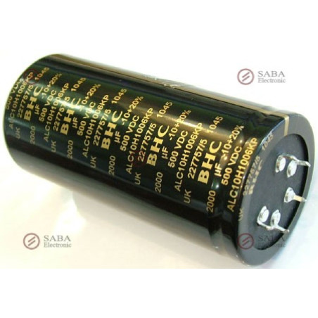BHC 2000uF 500V-51x108 ,51x108,85C,Vida,Kondansatör