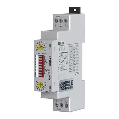 Entes SSR-2X ,Ray Dın,Besleme 220vac,Kontak-2A2K,Sağ-Sol Röle