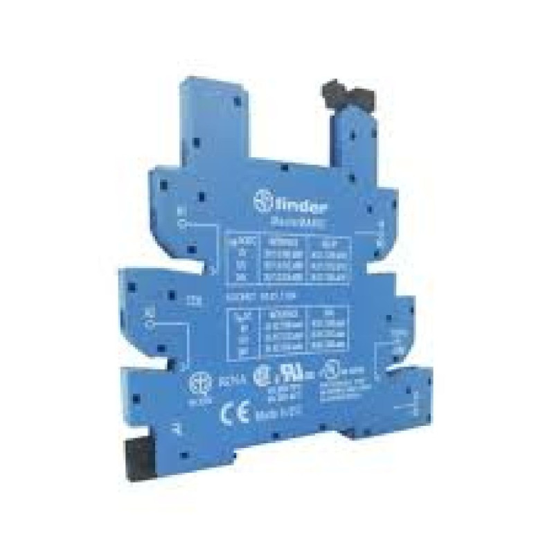 Finder 93.61.7.024 ,Bobin 24vdc,Kontak-1A1K,5-Pin,Vidalı,Ray,Slim Röle Soket