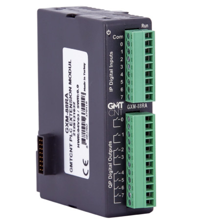 GmtCnt GXM-88RA ,Giriş 8-Dijital,Çıkış 8-Röle,Plc Ek Genişleme Dijital Modül