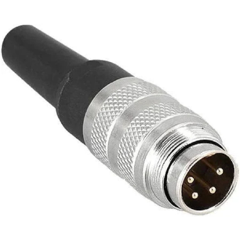 Maojwei J09F-4A ,M16 4pin,Düz Erkek,Konnektör