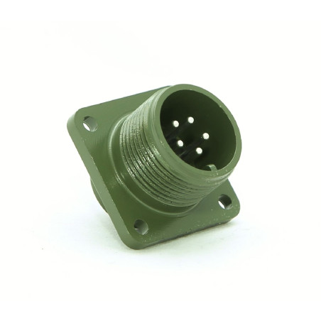 Maojwei MS3102-14-5P ,Ebat M22x26mm ,Düz 5pin,Erkek Sabit,Soket Konnektör