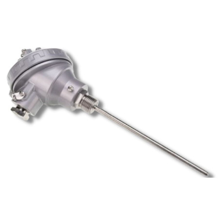 Tekon TR82-F13B21H060550 ,Çap 6mm,Boy 55cm,Rakor 20mm,PT100,Topuz Isı Sensör