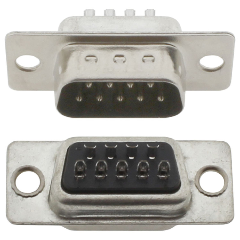 Connfly DS1033-09MUNSISS ,9pin,Kablo Düz,Erkek Dsub Port