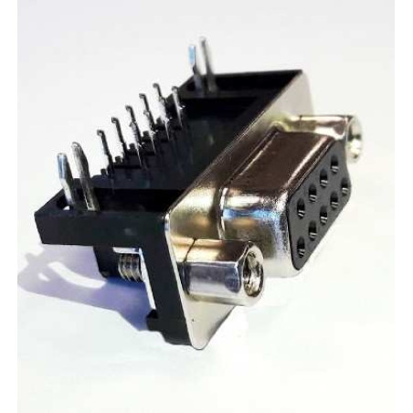 Connfly DS1037-09FNAKT74 ,9pin,Pcb Açı,Dişi Dsub Port