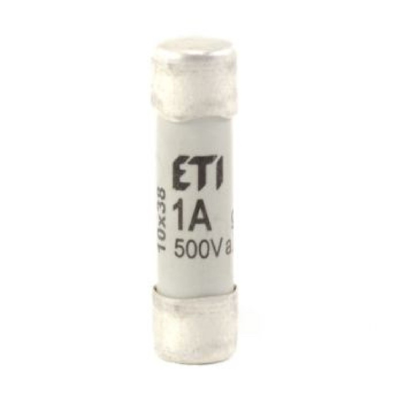 Eti CH10AM-1A ,Ebat 10x38mm,1 Amper,aM Yavaş,Kartuş Sigorta