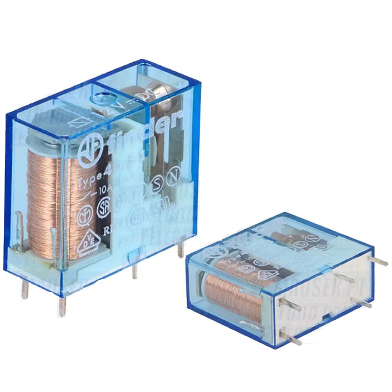 Finder 40.51.9.012.0000 ,Bobin 12vdc,Kontak 1A1K 12 Amper,5pin,Röle