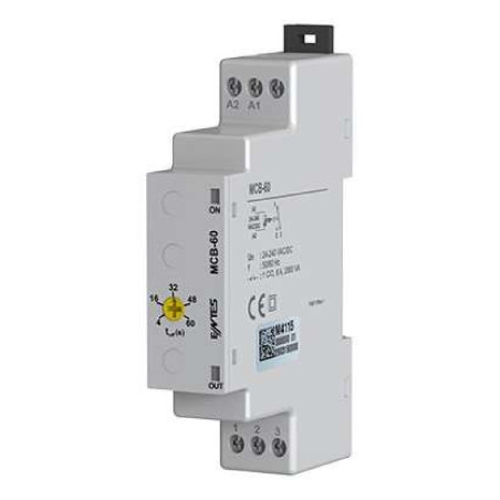 Entes MCB-60 ,Ray Dın,Besleme 24v..220vac dc,Kontak-1A1K, Zaman Röle