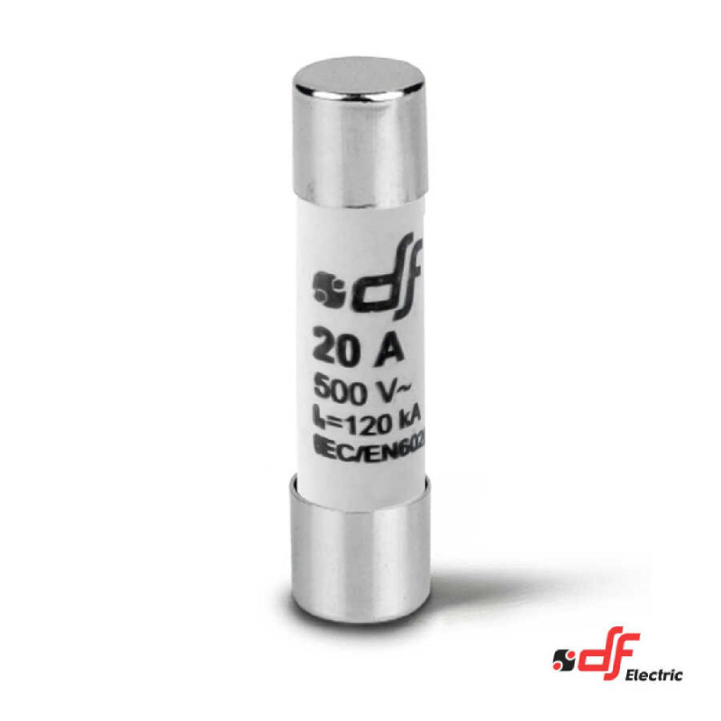 Df 10X38-20A ,Ebat 10x38mm,20 Amper,gG Yavaş,Kartuş Sigorta