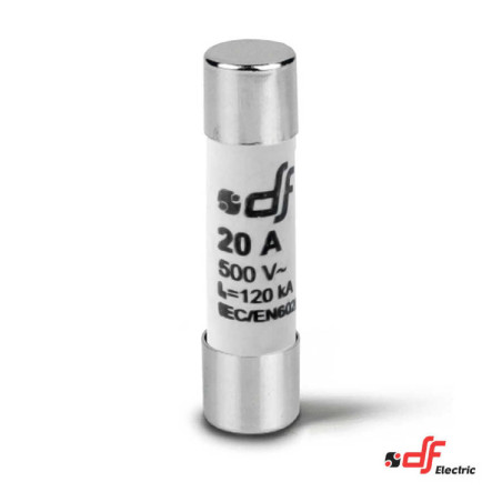 Df 10X38-20A ,Ebat 10x38mm,20 Amper,gG Yavaş,Kartuş Sigorta