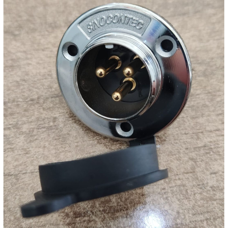 Maojwei 25M-3E ,Dış Çap 42mm, İç Çap 25mm,3pin,Erkek Konnektör