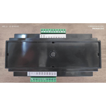 Endelkon eDRV8.N ,8xNPN,Besleme 24vdc 40 Amper,Plc Çıkış Kart