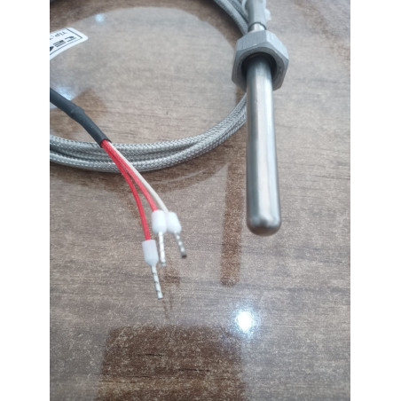 Tekon TR23-B1H08-7-Ü-Ö-2CCB ,Çap 8mm,Boy 7cm,Kablo-2mt,PT100,Bayonet Isı Sensör