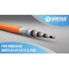 Birtaş EF6512-CPUR-5x0.22 ,Kesit 0.22mm ,5-Damar Çok Telli,1mt,Blendajlı Örgülü,Ağırşart Hareketli,PUR Kablo