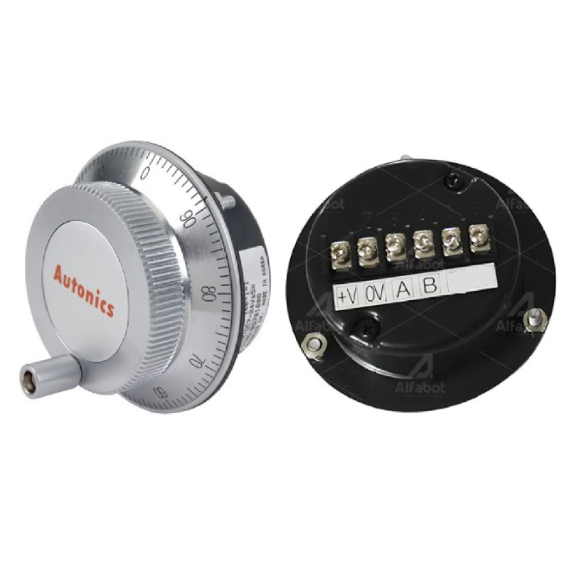 Autonics ENH-100-1-V-24 ,Besleme 12..24vdc,Pals 100,Çıkış 2-HTL,El Çarkı