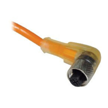 Bedok E12-4RV5LP ,Soket Açı M12 4pin,4-Kablo 5mt,Ledli,Pvc Sensör Kablo