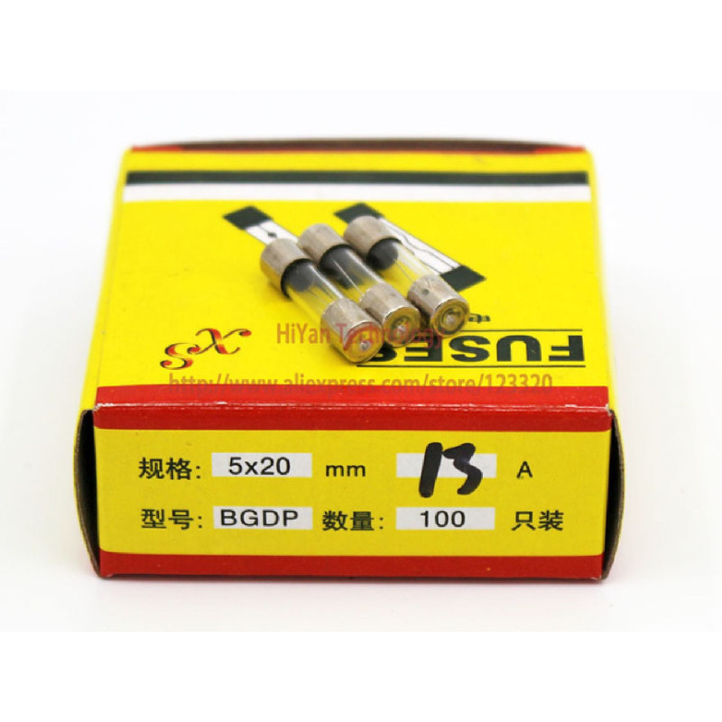 Bgdp 5x20-15A 100 ,Ebat 5x20mm,15 Amper,100-adet,Cam Sigorta
