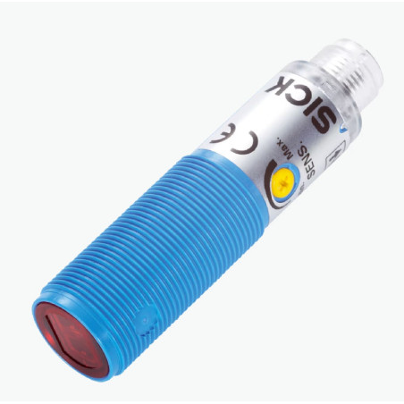 Sick VTF180-2P42417 6037480 ,Ebat M18x70mm,Ölçüm 14cm,Çıkış PNP-NO NC,Besleme 10v..30vdc,Soket M12 4pin,Cisim Fotosel