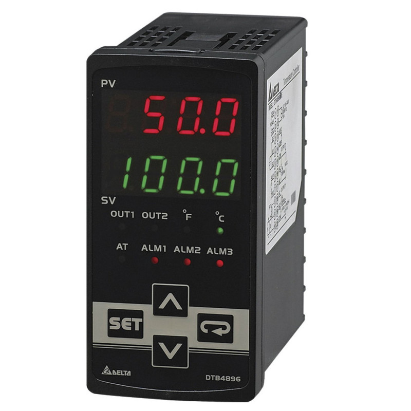 Delta DTB4896VR ,Ebat 48x96mm,Besleme 110v..220vac,Giriş UNIVERSAL,Çıkış SSR,RS485,Proses Kontrol