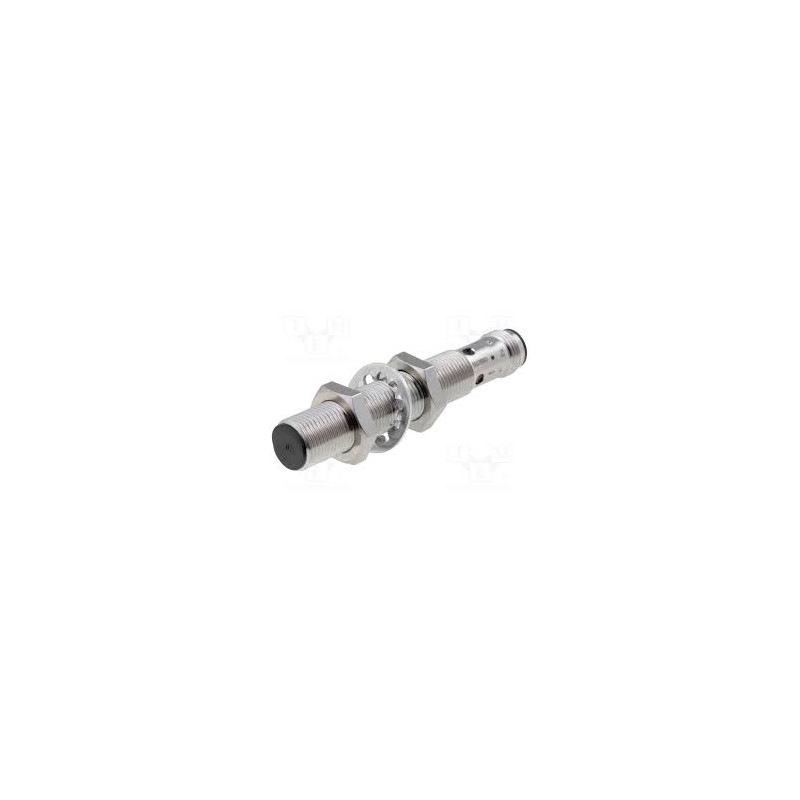 Omron E2B-M12LS04-M1-C1 ,Ebat M12x75mm,Ölçüm 8mm,Çıkış NPN-NO,Besleme 10v..30vdc,Soket M12 4pin,Endüktif Metal Sensör