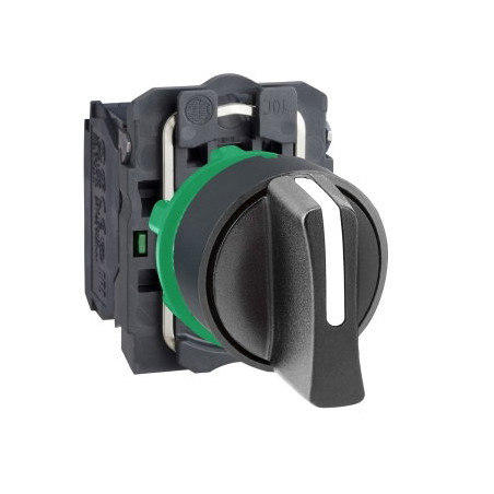 Schneider XB5AD33 ,Montaj 22mm,3-Konum Kontak-2A,Siyah Kalıcı,M22 Anahtar
