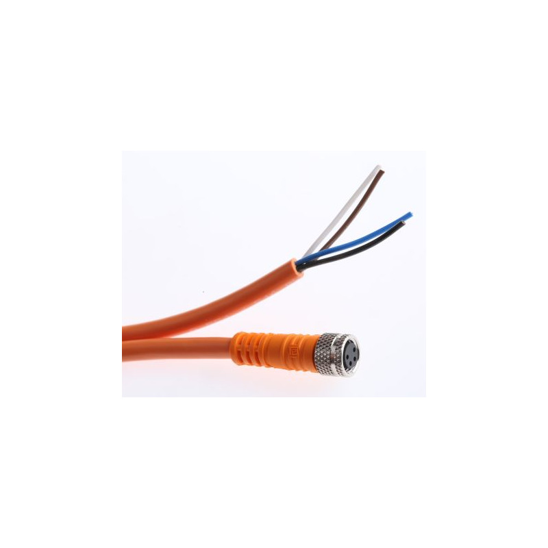 Sick DOL-0804-G05M 6009872 ,Soket Düz M8 4pin,4-Kablo,Pvc-5mt,Sensör Kablo