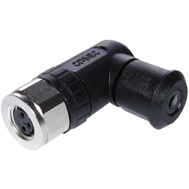 Zhong M8PG-3D ,Açılı Seyyar,M8 3pin Dişi,Soket Konnektör