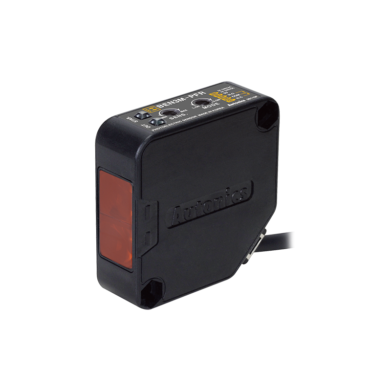 Autonics BEN3M-PFR ,Ebat 50x50x18mm,Ölçüm 5mt,Çıkış Kontak-1A1K,Besleme 24v..220vac dc,5-Kablo 2mt,Reflektör Fotosel