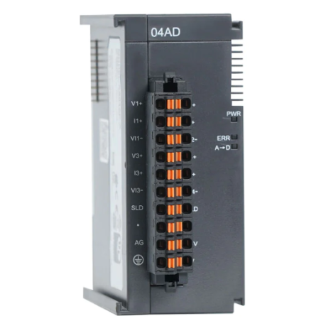 Delta AS04AD-A ,Besleme 24vdc,Giriş 4-Analog,Plc Ek Genişleme Analog Modül