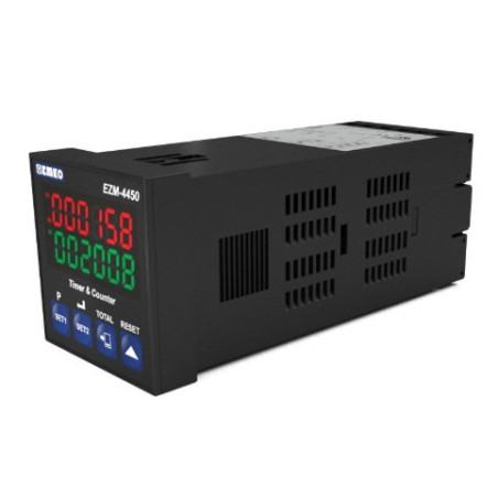 Emko EZM-4450.10010 0001 0000 ,Ebat 48x48mm,Besleme 110v..220vac,Çıkış Kontak-1A1K,6-Hane,Sayıcı Takometre Zaman Röle