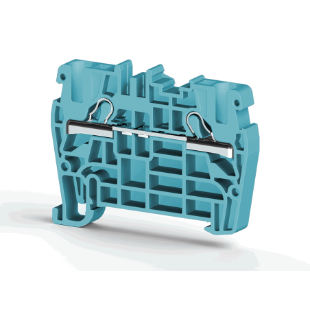 Klemsan PYK 4RD-MV ,Mavi-4mm,Baskılı Ray Klemens