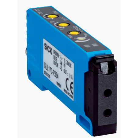 Sick GLL170-P333 6063336 ,Montak Kübik,Çıkış PNP-NO,Besleme 10v..30vdc,Soket M8 3pin,Fiber Optik Ampfilikatör