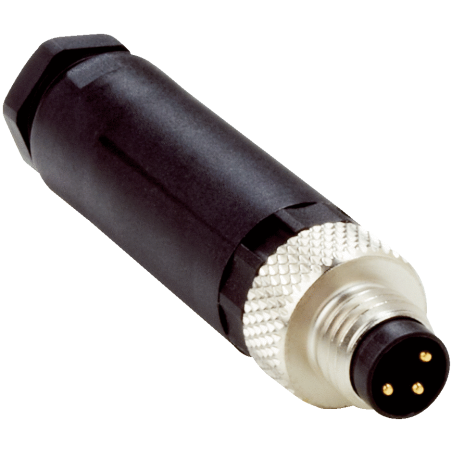 Sick STE-0803-G 6037322 ,Gövde Düz M8 3pin Erkek Soket Konnektör