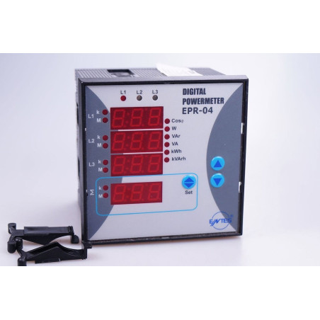 Entes EPR-04 ,Ebat 96x96mm,110v..270vac dc Güç Ölçer
