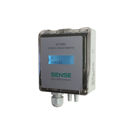 Sense SDP.551.MDR ,Besleme 24vdc,Ölçüm 10.000pA,Çıkış 0..10v 4..20mA Kontak-1A,RS485,Fark Basınç Sensör Transmitter