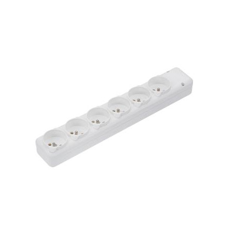 Far F508 ,1-Faz 220v 16 Amper,Topraklı,Dişi 6 lı Priz