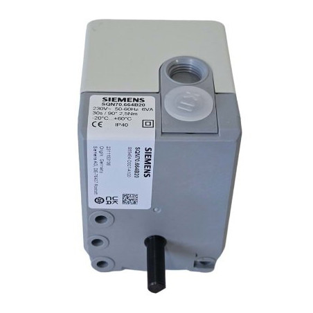 Siemens SQN70.664B20 ,Besleme 220vac,Güç 2.5nM,Brülör Servo Motor