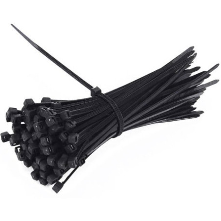 Cat 100AB ,100x2.5mm,100-adet,Siyah,Kablo Bağı