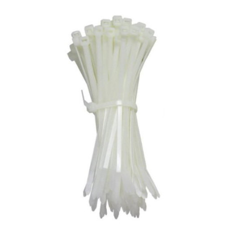 Cat 100AW ,100x2.5mm,100-adet,Beyaz,Kablo Bağı