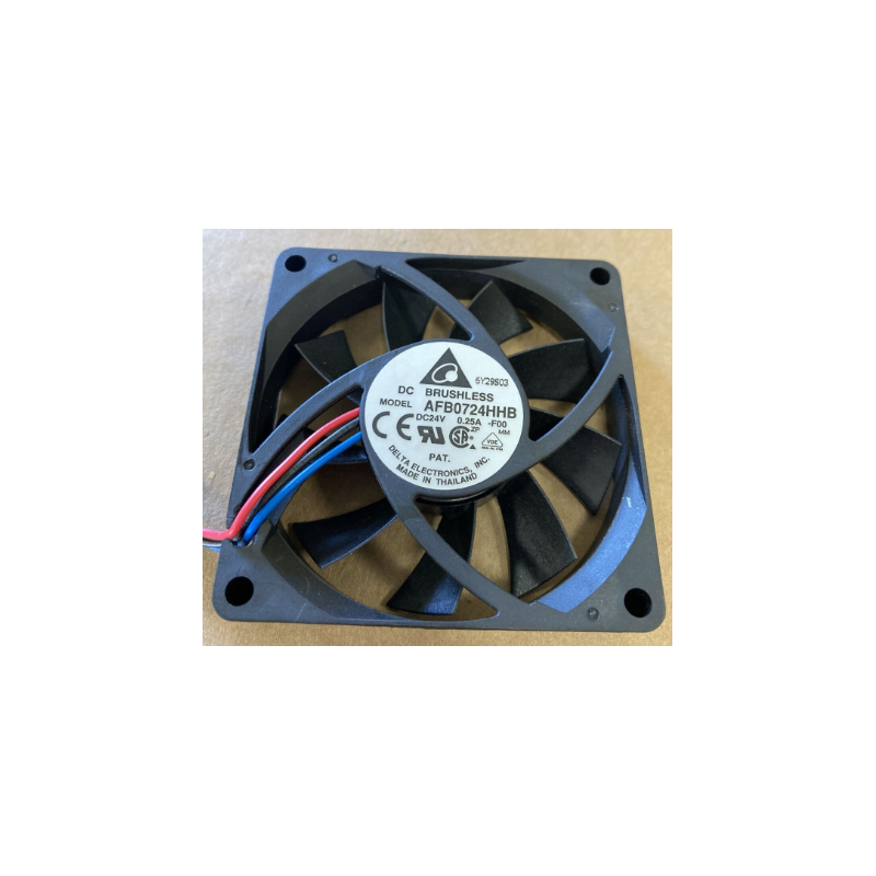 Delta AFB0724HHB-F00 ,Ebat 70x15mm,Besleme 24vdc 0.25A 3.6W,Hava 38-Cfm,3-Kablo Fan