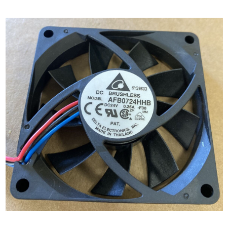 Delta AFB0724HHB-F00 ,Ebat 70x15mm,Besleme 24vdc 0.25A 3.6W,Hava 38-Cfm,3-Kablo Fan