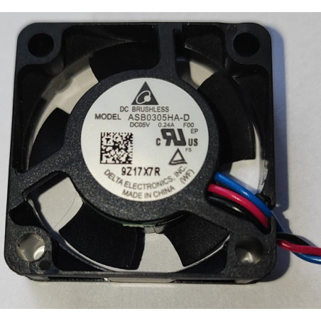 Delta ASB0305HA-D-F00 ,Ebat 30x10mm,Besleme 5vdc 0.17A 0.55W,Hava 4.3-Cfm,3-Kablo Fan