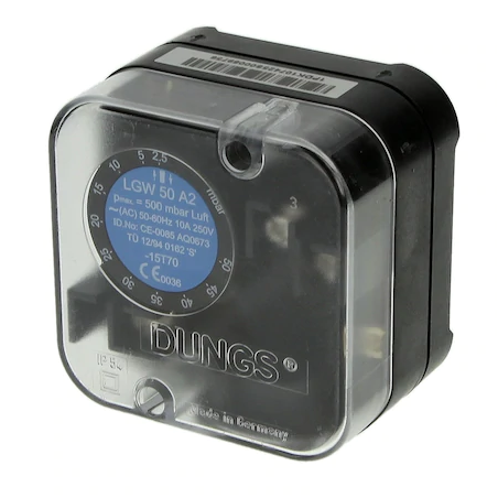 Dungs LGW-50-A2 ,Ölçüm 2..50-mBar,Kontak-1A1K,Fark Basınç Sivic