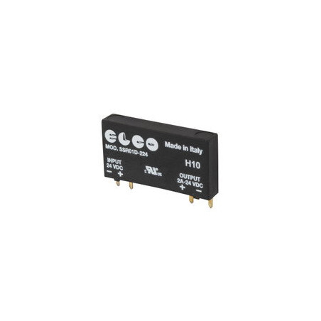 Elco SSR01D-224 ,Giriş 24vdc,Çıkış 24vdc 2 Amp,4pin,Dc-Dc,SSR Röle