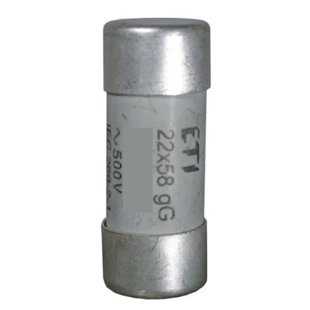 Eti CH22GG-63A ,Ebat 22x58mm,63 Amper,gG Yavaş,Kartuş Sigorta