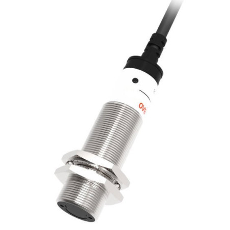 Lanbao PR18T-DM3DPR ,Ebat M18x54mm,Ölçüm 3mt,Çıkış PNP-NO NC,Besleme 10v..30vdc,4-Kablo 2mt,Reflektör Fotosel