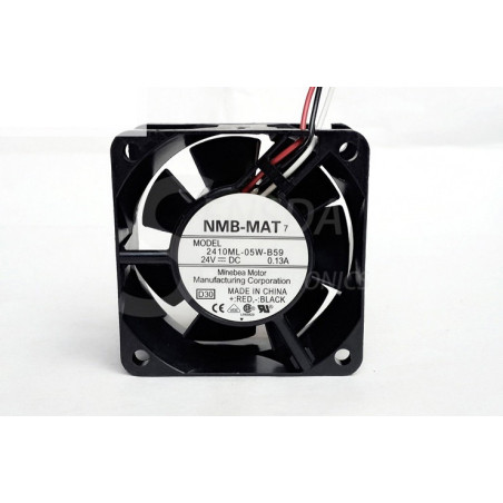 Nmb-Mat 2410ML-05W-B79-E00 ,Ebat 60x25mm,Besleme 24vdc 0.13A 4.6W,Hava 33-Cfm,3-Kablo Fan