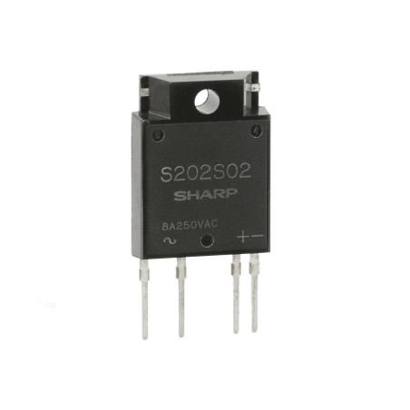 Sharp S202S02E2 ,Güç 1x220vac 8 Amper,Kontrol 3v..30vdc,Pcb Tip,1-Faz,Dc-Ac Solid State Röle