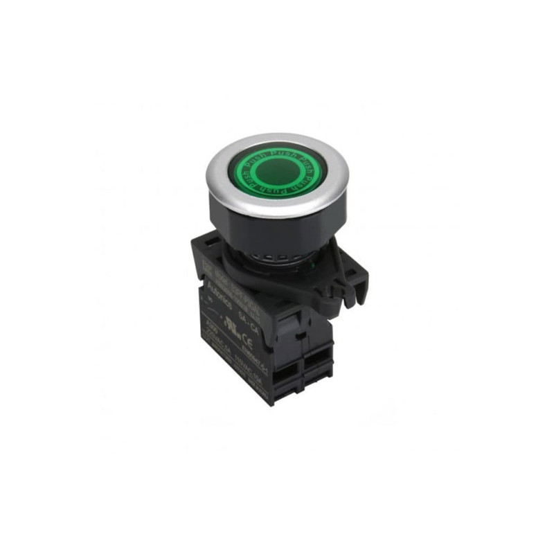 Autonics S3PF-P3GADM ,Montaj 30mm,Kontak-1A,Yeşil-24v Yaylı,M30 Buton